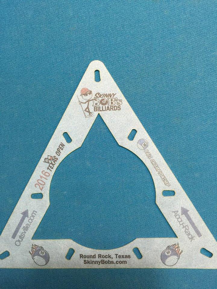 Accu-Rack Outsville Billiards PRO10 Pool Ball Rack Template