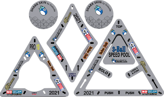 Accu-Rack Template Set - Grey