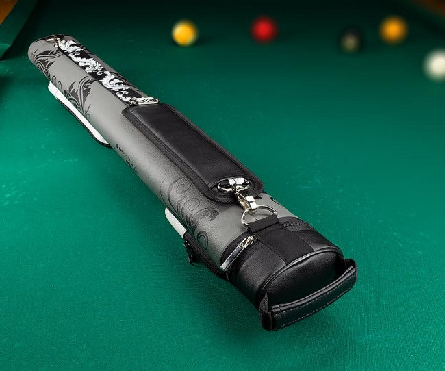Athena ATHC14 2Bx2S Gray/White Billiards Pool Cue Stick Case - coolpooltables.com
