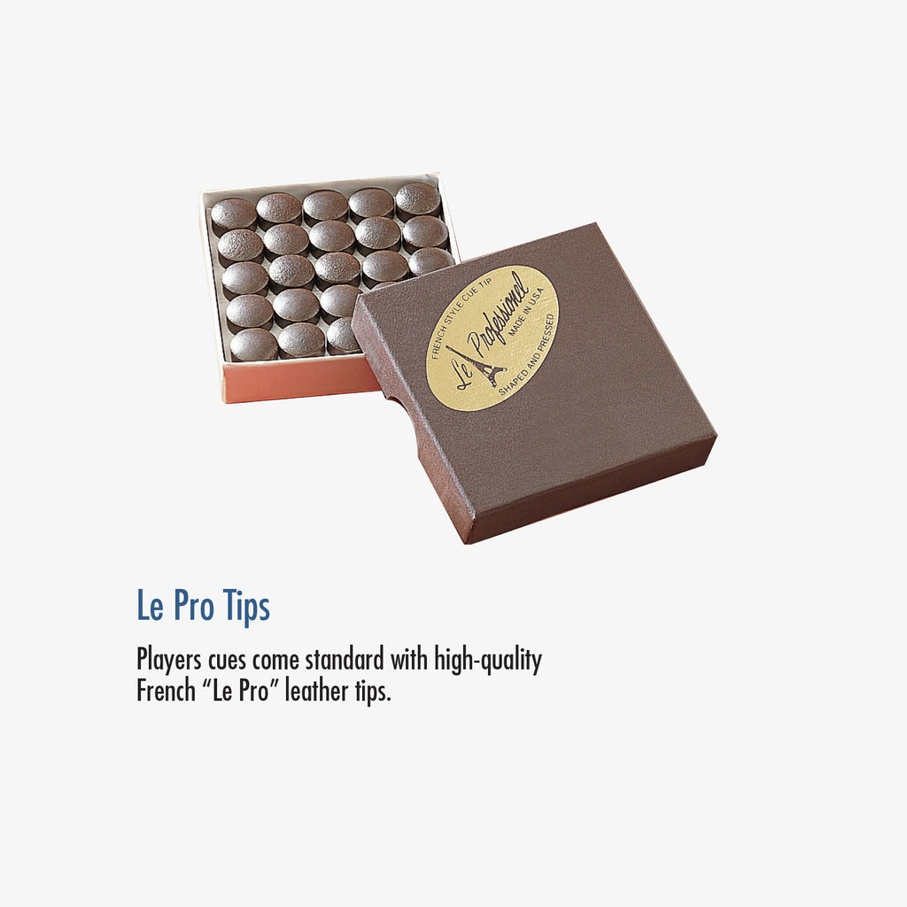 Players C-601 58 in. Billiards Pool Cue Stick + Free Soft Case Included