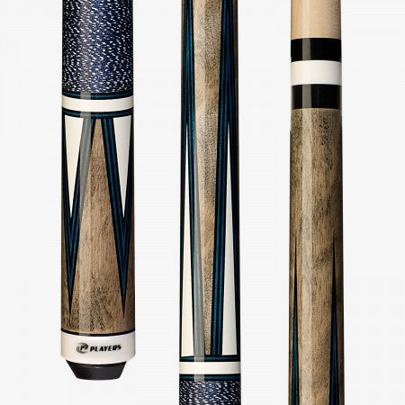 Players C-810 Grey Stained 4 Point Pool Cue