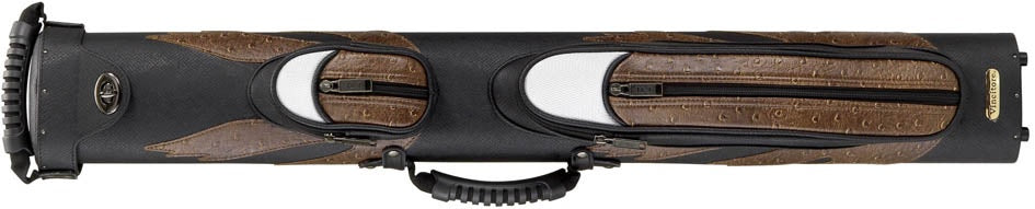 Vincitore C22M-4 2Bx2S Black / Brown Billiards Pool Cue Stick Case