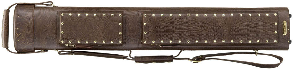 Southern Game Rooms C24F-4 2Bx4S Brown Billiards Pool Cue Stick Case