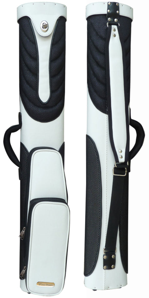 Southern Game Rooms C24Q-10 2Bx4S White/Black Billiards Pool Cue Stick Case