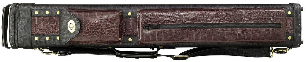Southern Game Rooms C35D-5 3Bx5S Black / Burgundy Billiards Pool Cue Stick Case