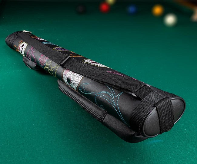 Action CALC22B 2Bx2S Black Billiards Pool Cue Stick Case