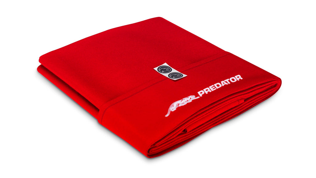 Predator Arcadia Select (7 ft, Red) Worsted Blend Pool Table Cloth