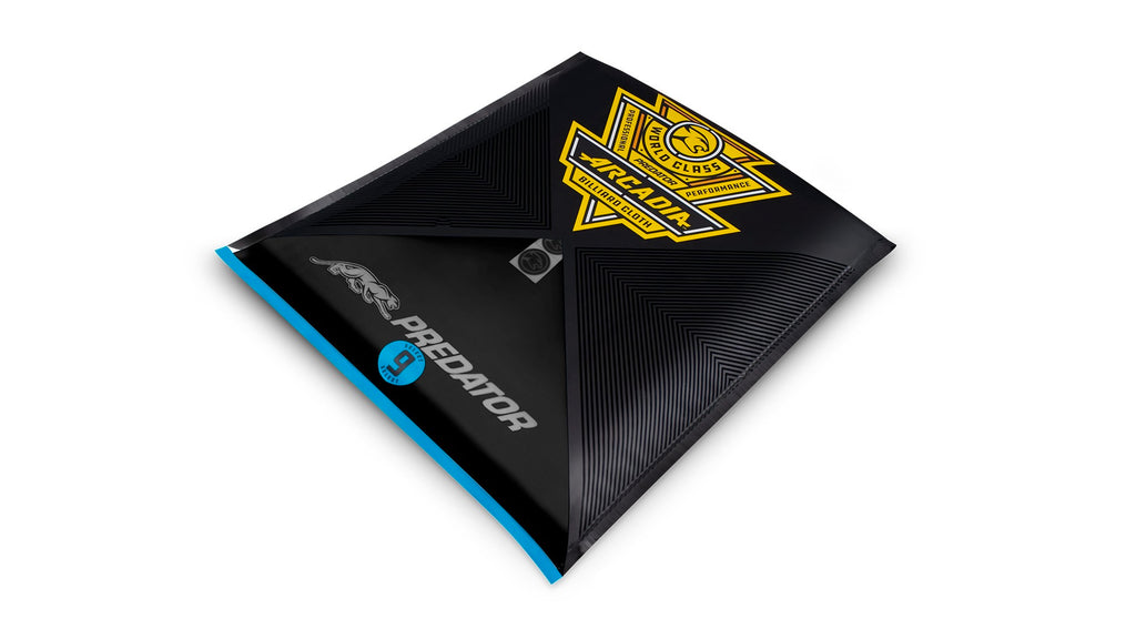Predator Arcadia Select (9 ft, Black) Worsted Blend Pool Table Cloth