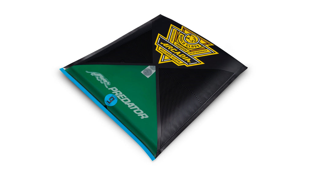 Predator Arcadia Select (9 ft, Yellow Green) Worsted Blend Pool Table Cloth