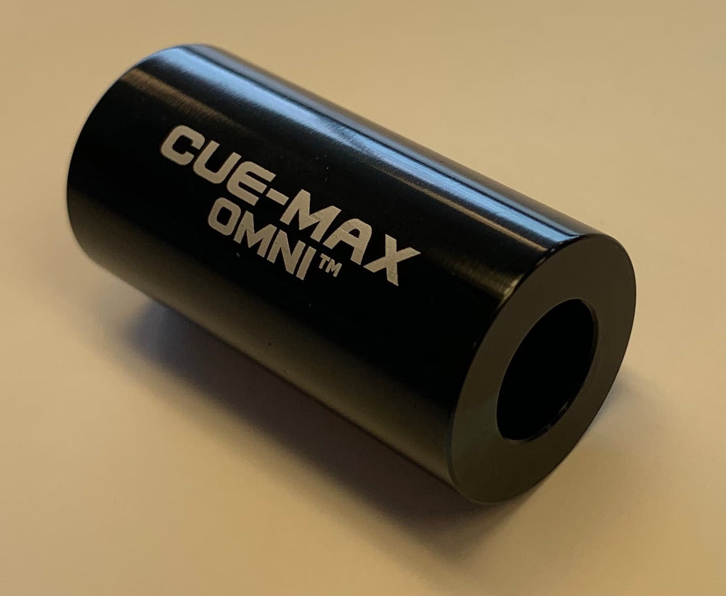 Cue-Max Omni 5/16x14 to Uni-loc Weighted Cue Extension - Size 1, Black