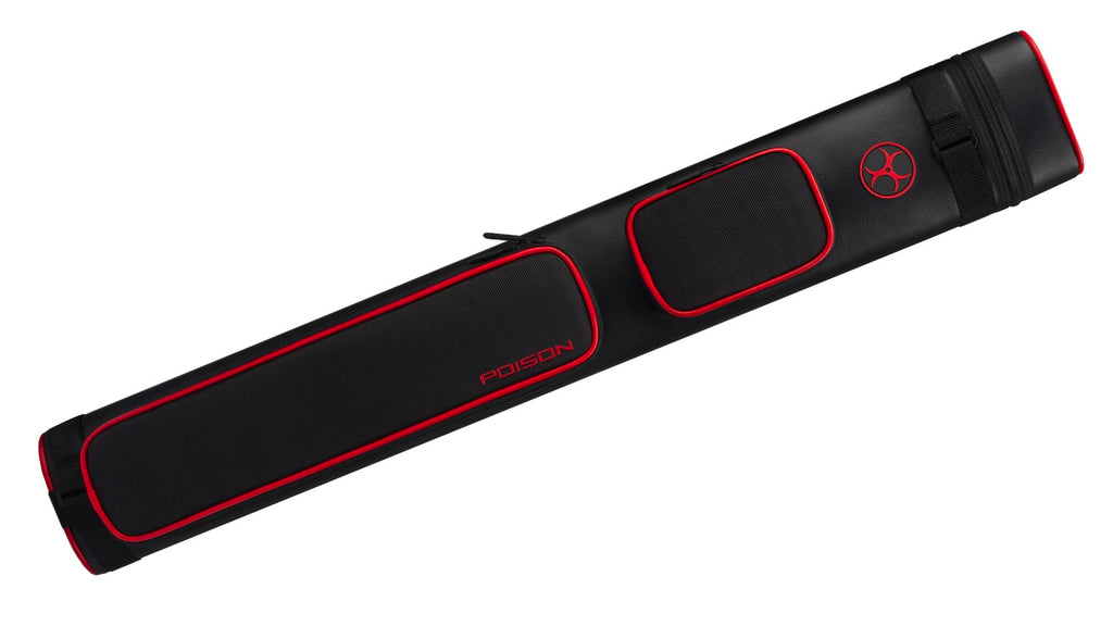 Poison Armor ARM3 2Bx2S Black Hard Billiards Pool Cue Stick Case