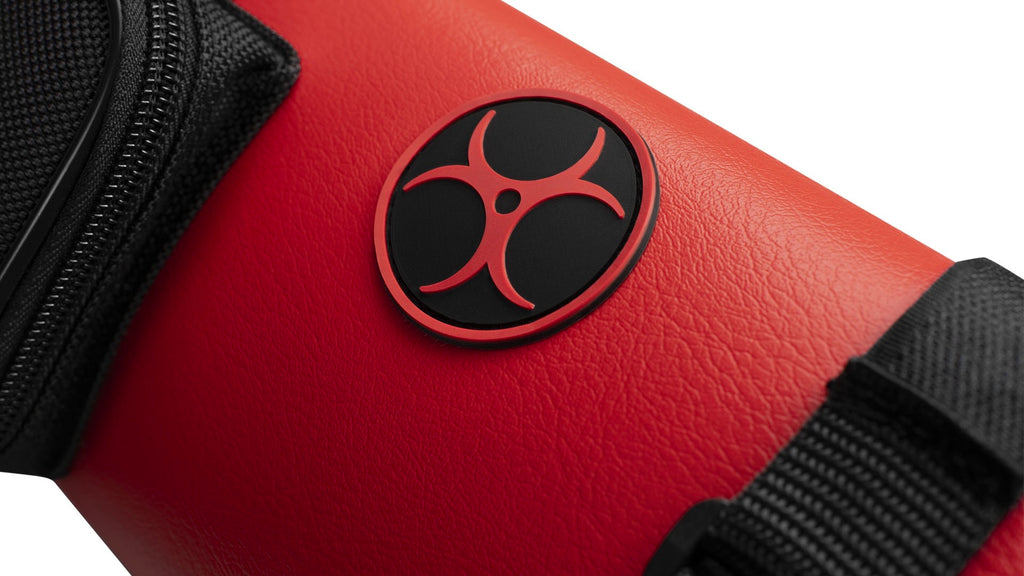 Poison Armor ARM3 2Bx4S Red Hard Billiards Pool Cue Stick Case