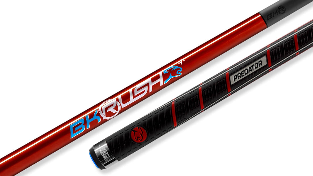 Predator BK RUSH Redline Jump/Break Sport Wrap Billiards Pool Cue Stick