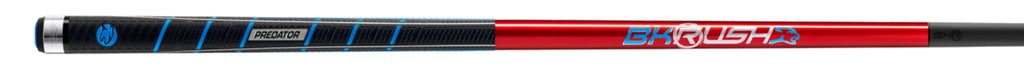Predator CP PRE BK RUSH RED SW 58 in. Break Billiards Pool Cue Stick + Free Revo Soft Case Included