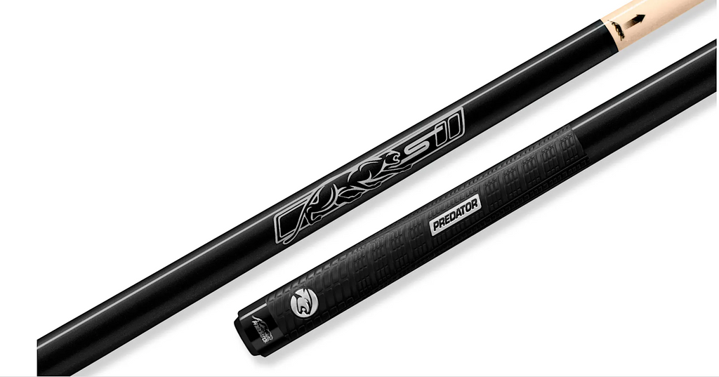 Predator Sport 2 Junior Youth Kids Short Pool Cue Stick (Sport Wrap, Black)