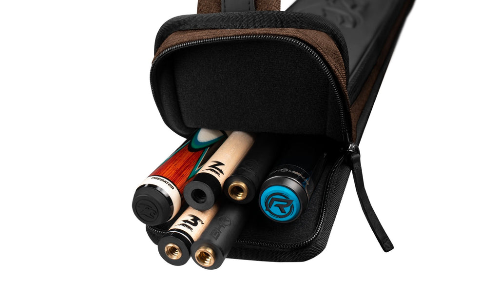 Predator Metro 2Bx4S Hard Brown Billiards Pool Cue Stick Case