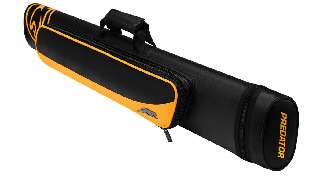 Predator Roadline Black/Yellow Hard Pool Cue Case - 2 Butts x 4 Shafts