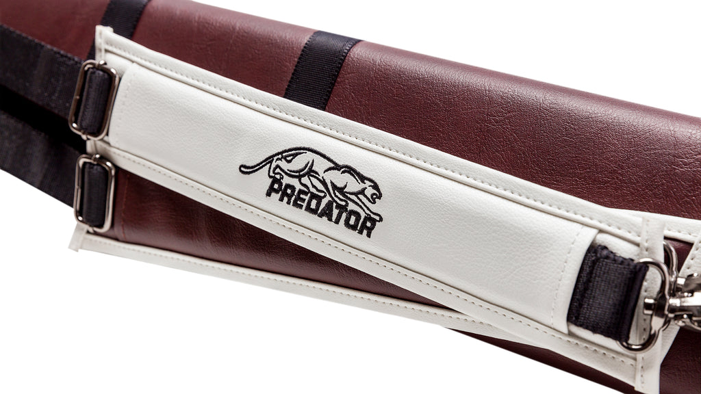 Predator C PRE ROAD 2B4S BUR/WHT H 2Bx4S Burgundy/White Billiards Pool Cue Stick Case
