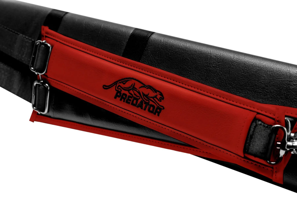 Predator C PRE ROAD 2B4S DA BLK/RED H 2Bx4S Red and Black Billiards Pool Cue Stick Case