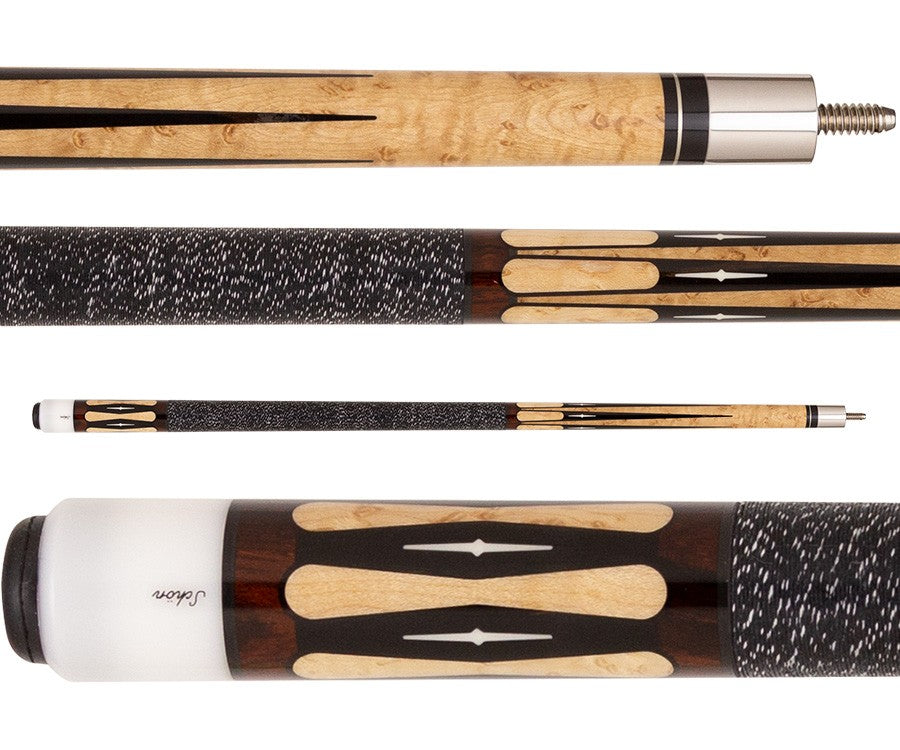 Schon CX48 58 in. Billiards Pool Cue Stick + Free Soft Case Included