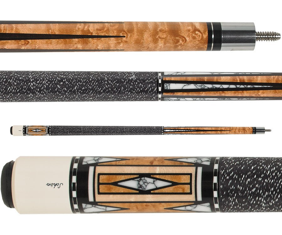 Schon CX92 58 in. Billiards Pool Cue Stick + Free Soft Case Included