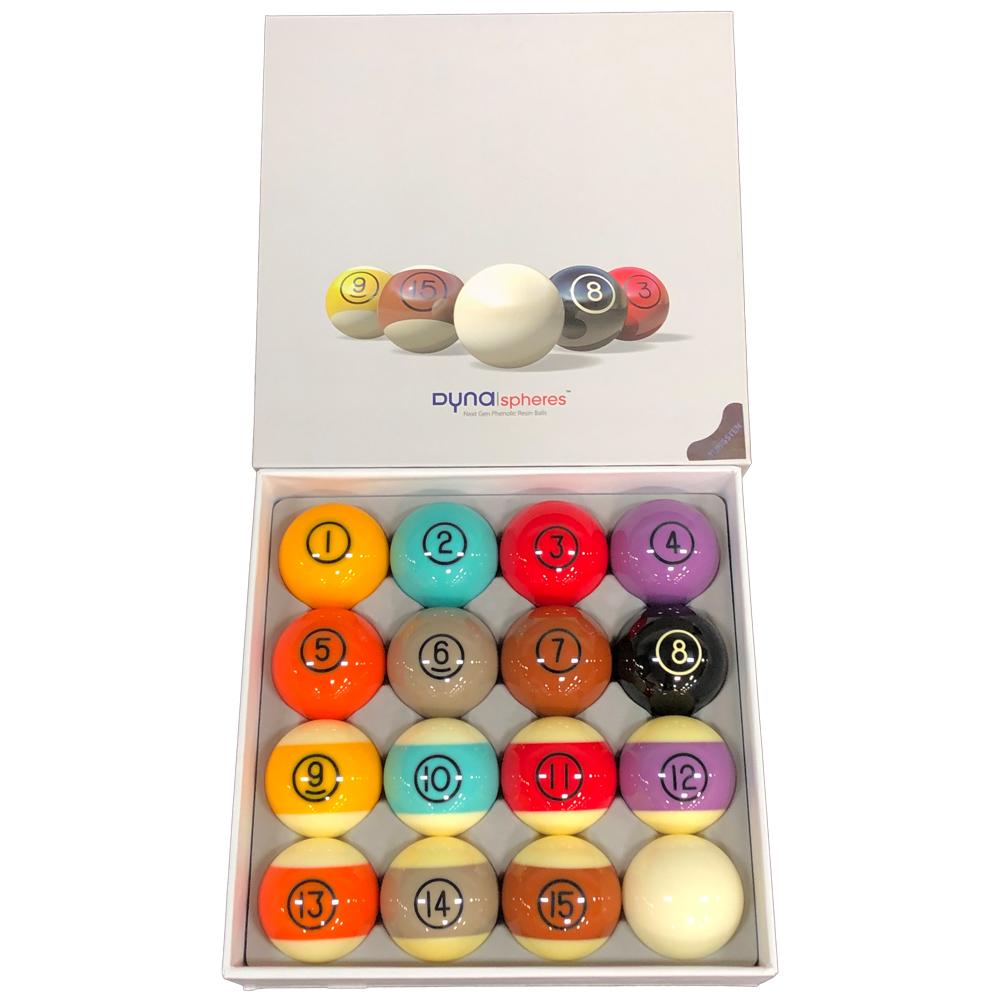 Dynasphere Tungsten 2-1/4 in. Belgian Designed Billiards Pool Balls Set