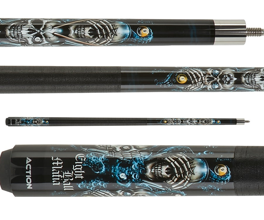 Eight Ball Mafia EBM20 58 in. Billiards Pool Cue Stick
