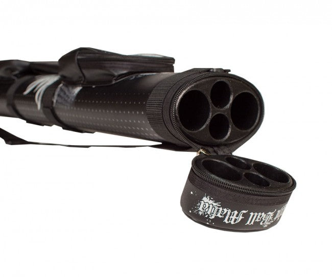 Eight Ball Mafia EBMC22A 2Bx2S Black Billiards Pool Cue Stick Case