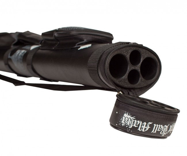 Eight Ball Mafia EBMC22B 2Bx2S Black Billiards Pool Cue Stick Case