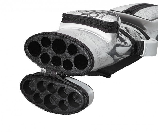 Eight Ball Mafia EBMC35E 3Bx5S White Billiards Pool Cue Stick Case