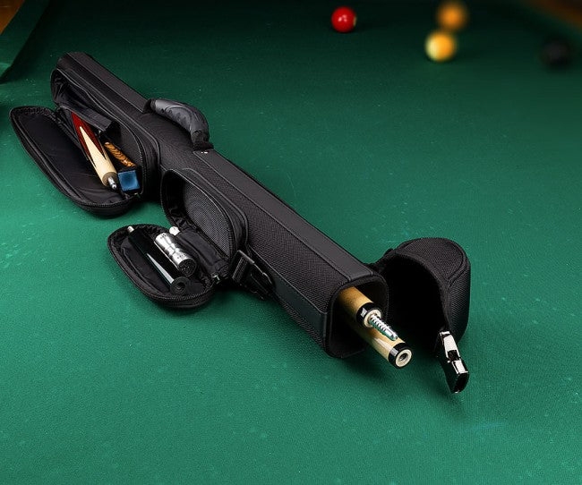 Elite ECA22 2Bx2S Black Billiards Pool Cue Stick Case