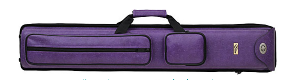 Elite ECN35 PURPLE 3Bx5S Billiards Pool Cue Stick Case