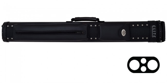 Elite ECP22 BLACK 2Bx2S Billiards Pool Cue Stick Case