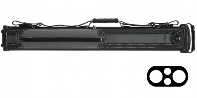Elite ECV22 GREY 2Bx2S Billiards Pool Cue Stick Case