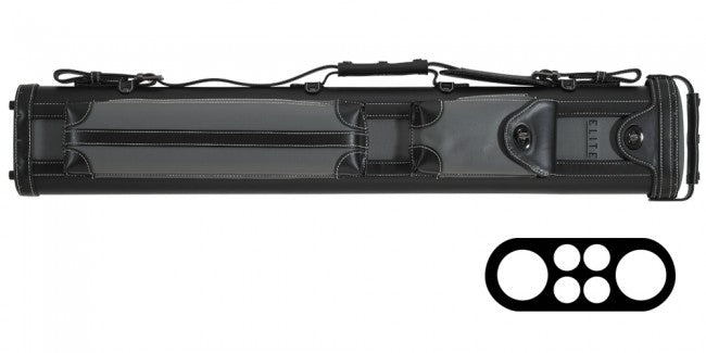 Elite ECV24 GREY 2Bx4S Hard Billiards Pool Cue Stick Case