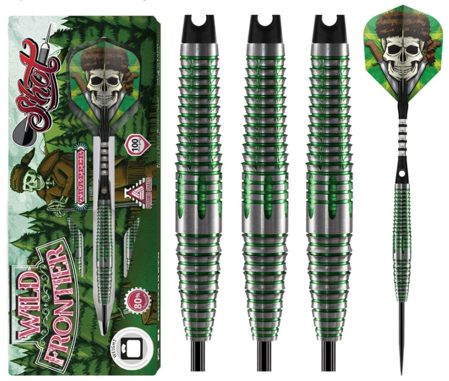 Shot Darts FTST-125 Wild Frontier Steel Tip Dart Set 25gm