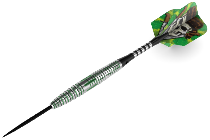 Shot Darts FTST-126 Wild Frontier Steel Tip Dart Set 26gm