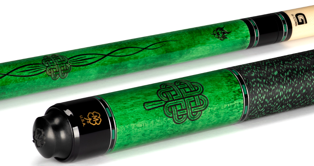 G338C2 McDermott Emerald Green Cue of the Month March 2023