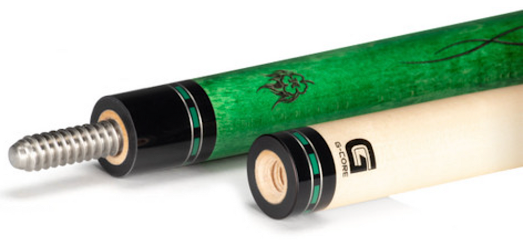 G338C2 McDermott Emerald Green Cue of the Month March 2023