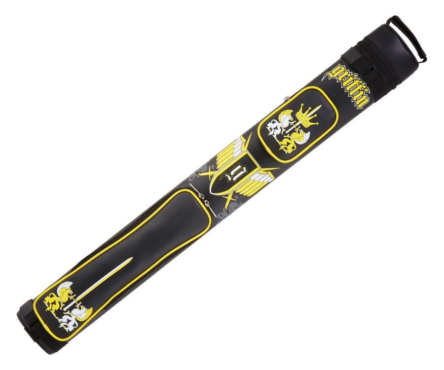 Griffin GRC22A 2Bx2S Black/Yellow Billiards Pool Cue Stick Case