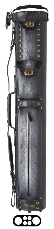 InStroke IST24 BLACK 2Bx4S Billiards Pool Cue Stick Case