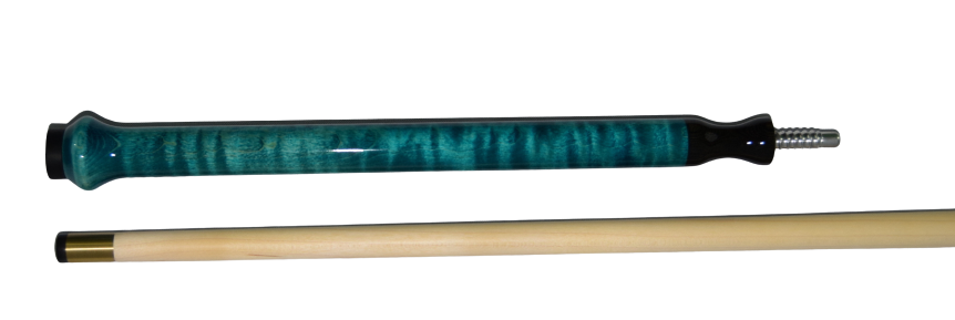 Jacoby Jumper Jump Pool Cue Stick 9 oz - Turquoise Stain