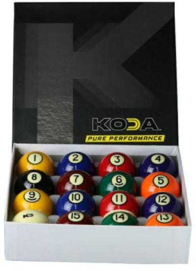 Koda Sports KBPP 2-1/4" Pure Performance Pool Balls Set
