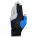 KAMUI Billiard Glove - Quickdry - for Right Hand Blue X-Small