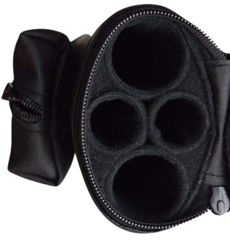 LUCASI LC22M Premium Leatherette Oval Pool Cue Case