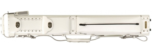 Southern Game Rooms LC24-10W 2Bx4S White Billiards Pool Cue Stick Case