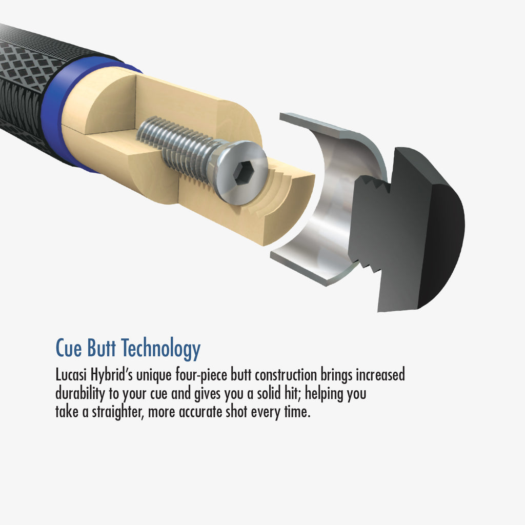 Lucasi LHC17 58 in. Billiards Pool Cue Stick
