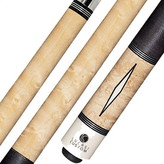 Lucasi LZD2 58 in. Billiards Pool Cue Stick + Free Lucasi Velvet Soft Case