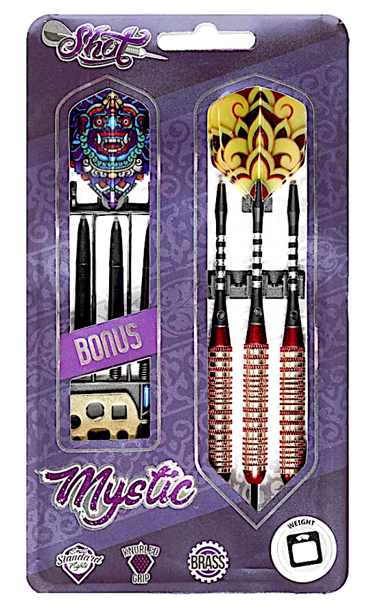 Mystic Red Steel Tip Dart Set 23gm