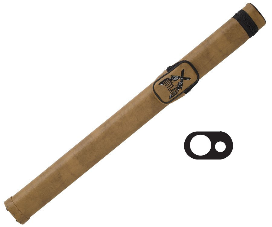 Outlaw OLH11 GUNS 1Bx1S Tan Billiards Pool Cue Stick Case